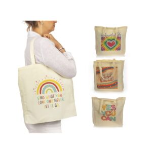 תיק בד קנבס מעוצב