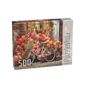 פאזל VISTA אופניים ופרחים 500 חלקים