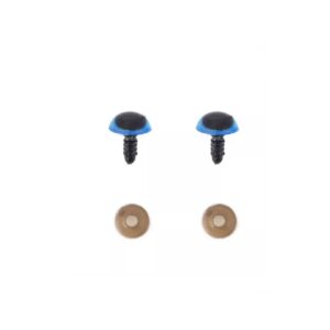 זוג עיניים כחולות  בטיחותיות לבובה