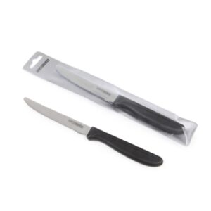 סכין משוננת פרו סנדוויץ' שחורה - ARCOSTEEL