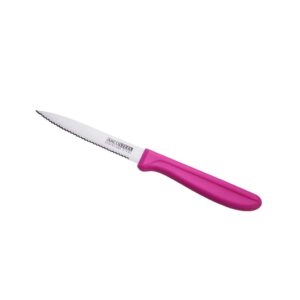 סכין משוננת פרו פירות ורודה - ARCOSTEEL