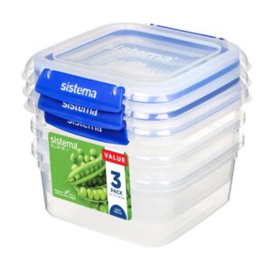 מארז 3 מיכלי איחסון  SISTEMA