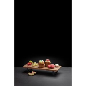 לוח הגשה מלבני רגלי מתכת ARCOSTEEL