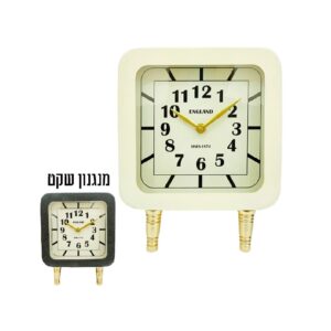 שעון דקורטיבי מרובע רטרו