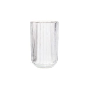 כוס זכוכית פסים פס זהב