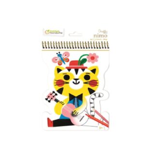 חוברת צביעה ספירלה - חתול מנדרין