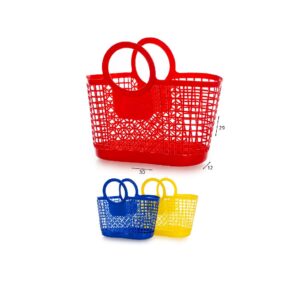 סל שוק מפלסטיק צבעוני