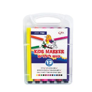 מארז 12 טושים לילדים - זפיר