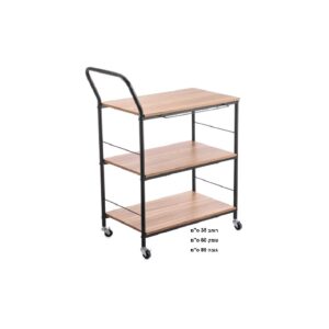 עגלת שירות 3 קומות + ידית