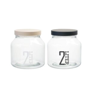 צנצנת זכוכית 2 ליטר