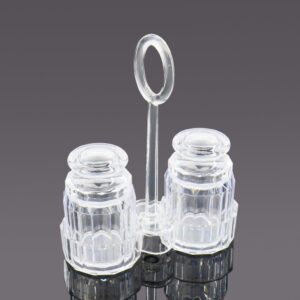 סט 2 מלחיות מרובעות אקרילוקס