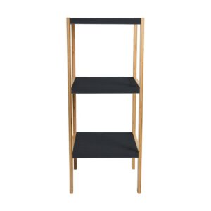 כוננית 3 מדפים שחורה