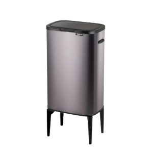 פח יוקרתי 53 ליטר אפור חלל Buona Casa