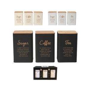 סט קפה תה וסוכר פח מעוצב