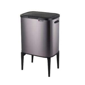 פח יוקרתי 33 ליטר אפור חלל Buona Casa