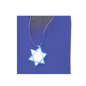 שרשרת לד מגן דוד לצוואר