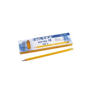סט 12 עפרונות+ מחק HI-TEX