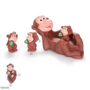 משחקי אמבטיה קופים 4 יח'