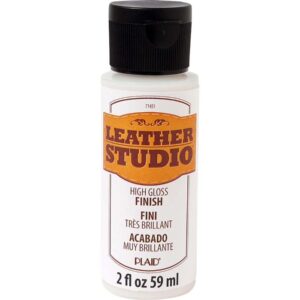 צבע לויניל ועור 59 מ"ל לבן LEATHER STUDIO