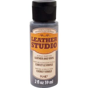 צבע לויניל ועור 59 מ"ל כסף מטאלי LEATHER STUDIO