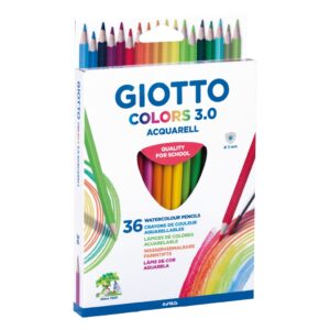עפרונות אקוורל צבעוניים 36 יחידות גיאוטו GIOTTO