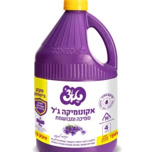 אקונומיקה ג'ל סמיכה ומבושמת 4 ל'