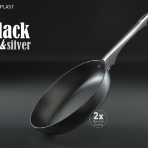 מחבת 18 ס"מ BLACKַַ&SILVER