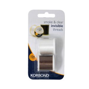 חוט בלתי נראה שקוף ואפור 110 מ' KORBOND
