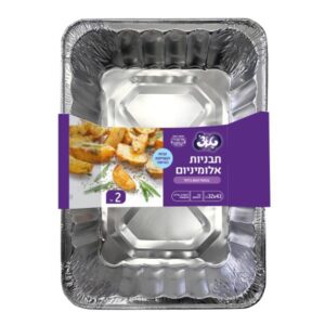 תבנית אלומיניום עבה במיוחד גסטרונום ביתי 2 יחידות