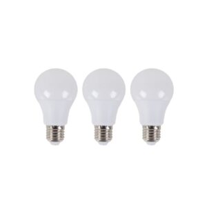 סט 3 נורות לד 10W אור חם - 3000K
