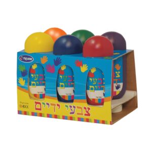 סט 6 צבעי ידיים אומגה 150 גרם