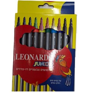 סט 10 יח' טושים רחיצים LEONARDO