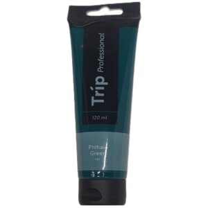 צבע אקריליק טריפ פרופשיונל 120 מ"ל Phthalo Green