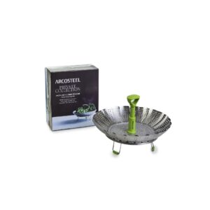 שושנת אידוי נפתחת מנירוסטה 18–28 ס"מ ARCOSTEEL
