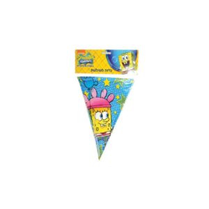 באנר משולשים - דגם בוב ספוג