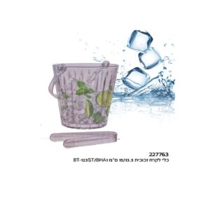 כלי לקרח מזכוכית