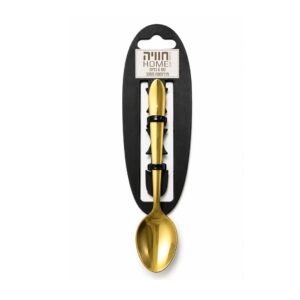 סט 6 כפיות בצבע זהב