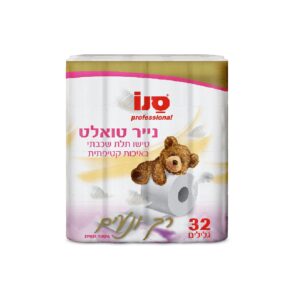 נייר טואלט תלת שכבתי 32 גלילים רך ונעים
