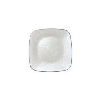 סט 10 צלחת גדולה שוהם פנינה עם כסף