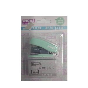 שדכן מיני 6*26 + סיכות טורקיז פסטל SMART