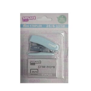 שדכן מיני 6*26 + סיכות תכלת פסטל SMART