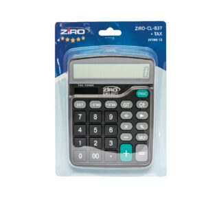 מחשבון 12 ספרות+TAX