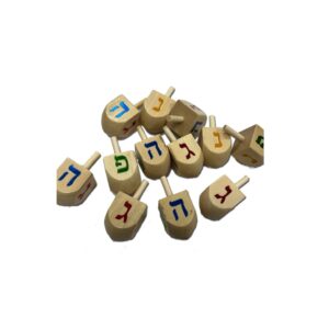סט 20 סביבוני עץ מלא מרובע