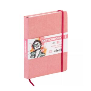 SKETCH- BOOK בצבע ורוד רך 80 דפים