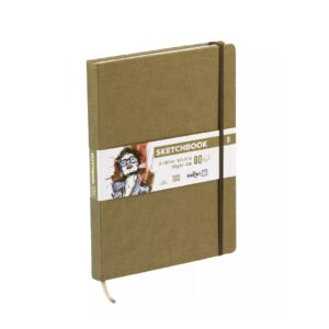 SKETCH- BOOK בצבע חאקי 80 דפים A4